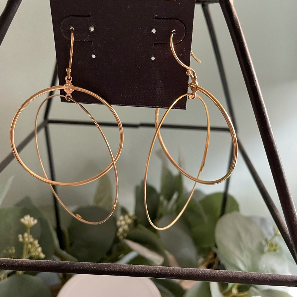 Twisted Silver Locket Earrings